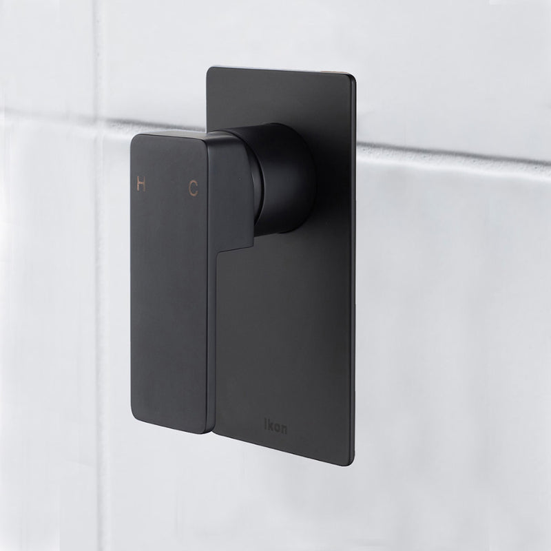 Ceram Wall Mixer Matt Black HYB636-301MB - Bathroom Hub