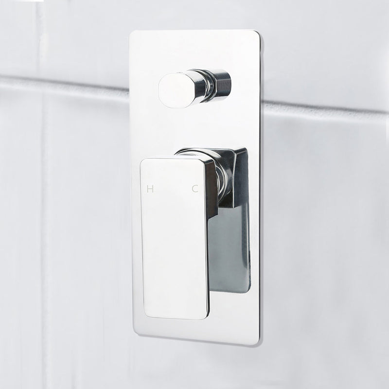 Ceram Wall Mixer with Diverter HYB636-501 - Bathroom Hub