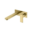 Ceram Wall Basin Mixer Brushed Gold HYB636-601BG - Bathroom Hub