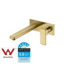 Ceram Wall Basin Mixer Brushed Gold HYB636-601BG - Bathroom Hub