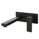 Ceram Wall Basin Mixer Matt Black HYB636-601MB - Bathroom Hub