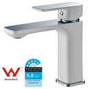 Seto Basin Mixer Chrome & White HYB66-201CW - Bathroom Hub