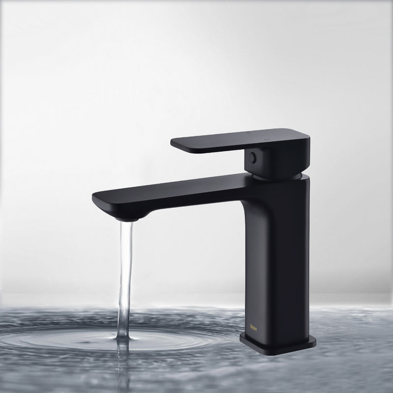 Seto Basin Mixer Matt Black HYB66-201MB - Bathroom Hub