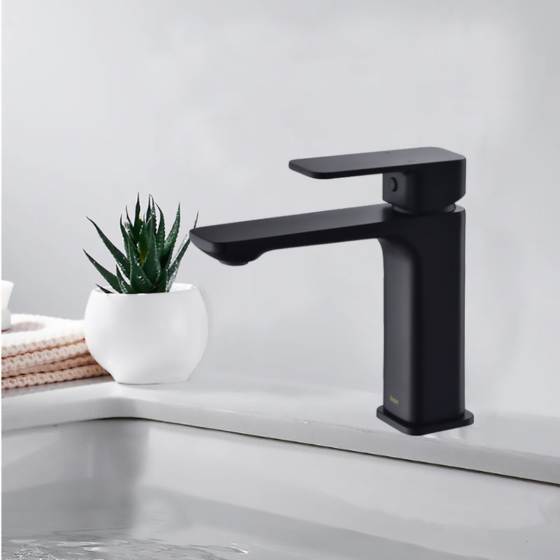 Seto Basin Mixer Matt Black HYB66-201MB - Bathroom Hub