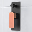 Seto Wall Mixer with Diverter Matt Black w Rose Gold Handle HYB66-501MB-R - Bathroom Hub