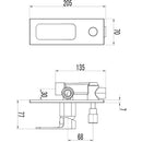 Seto Wall Mixer with Diverter HYB66-501 - Bathroom Hub
