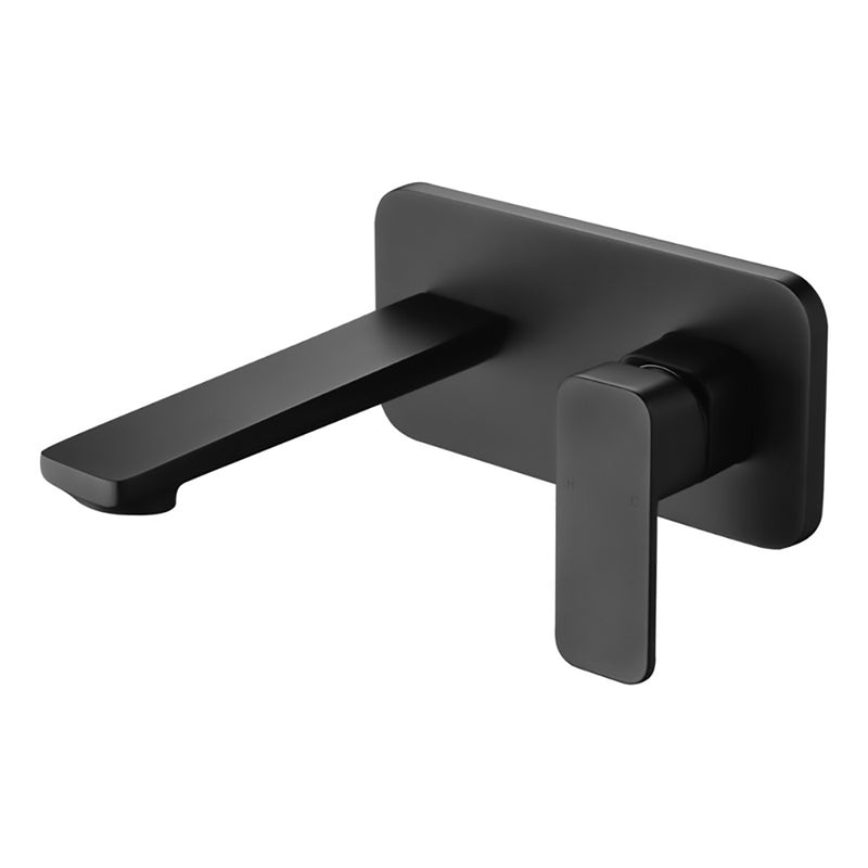 Seto Wall Basin Mixer Matt Black HYB66-601MB - Bathroom Hub