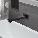 Seto Bath Spout Matt Black HYB66-801MB - Bathroom Hub