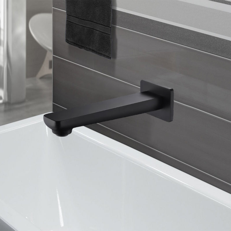 Seto Bath Spout Matt Black HYB66-801MB - Bathroom Hub