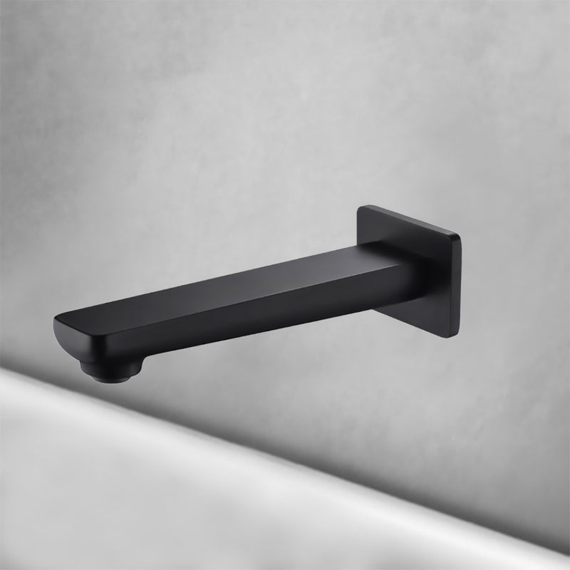 Seto Bath Spout Matt Black HYB66-801MB - Bathroom Hub