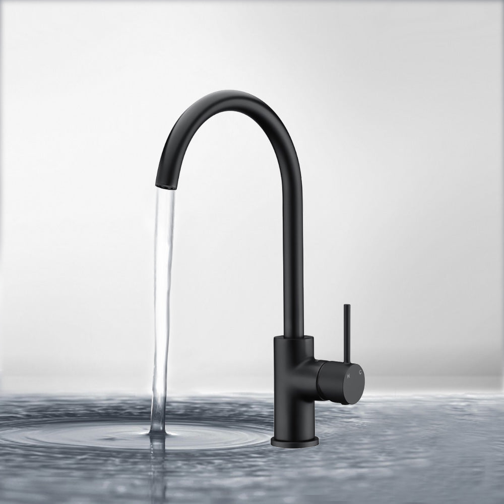 Hali Sink Mixer Matt Black HYB88-101MB - Bathroom Hub