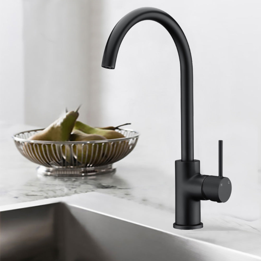 Hali Sink Mixer Matt Black HYB88-101MB - Bathroom Hub