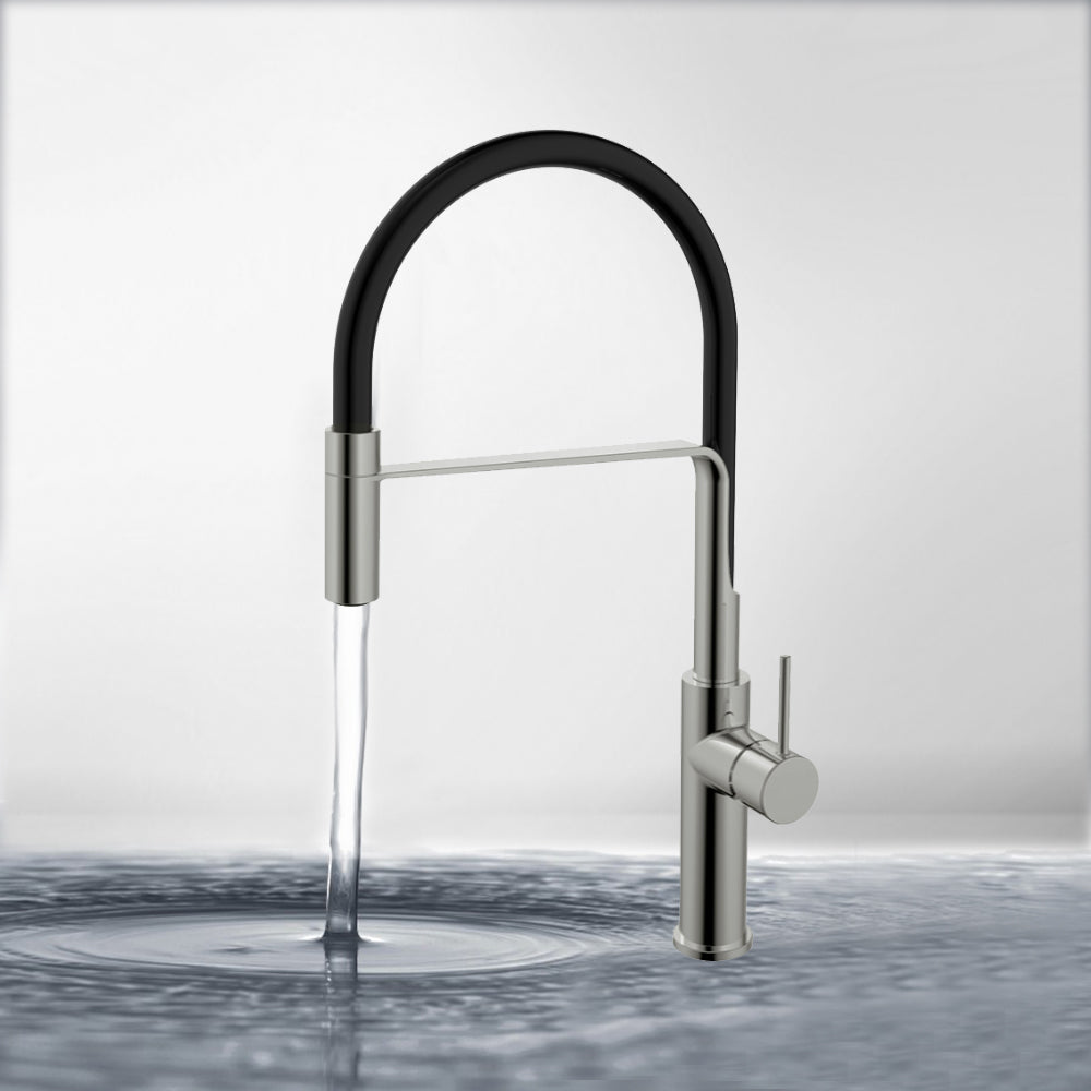 Hali Multi-function Sink Mixer Brushed Nickel HYB88-103BN - Bathroom Hub