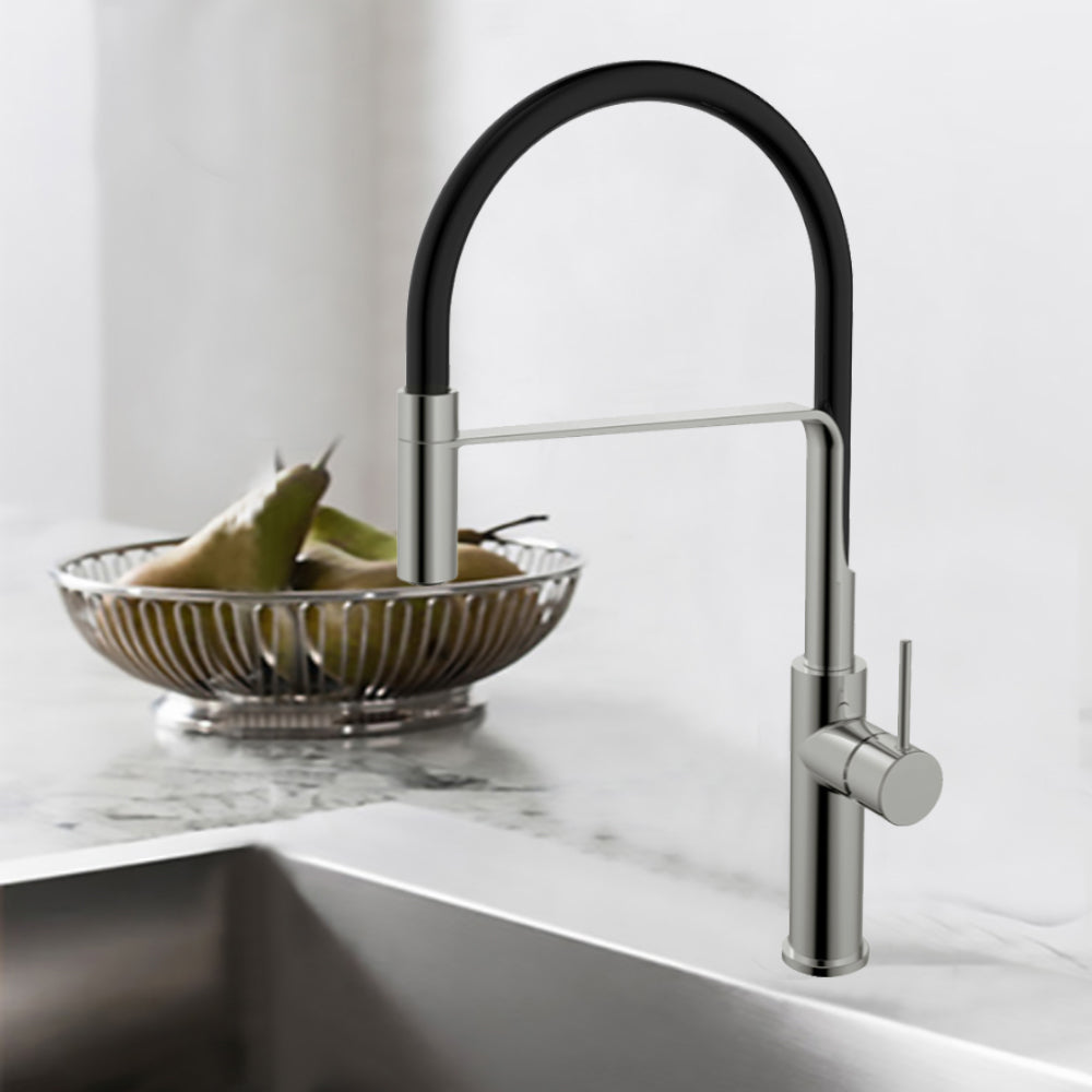 Hali Multi-function Sink Mixer Brushed Nickel HYB88-103BN - Bathroom Hub