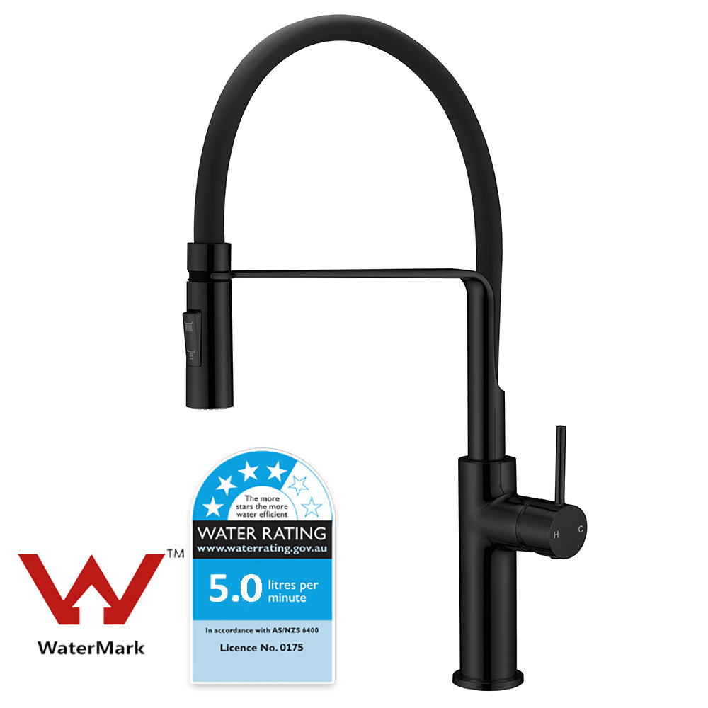 Hali Multi-function Sink Mixer Matt Black HYB88-103MB - Bathroom Hub