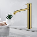 Hali High Rise Basin Mixer Brushed Gold HYB88-202BG - Bathroom Hub