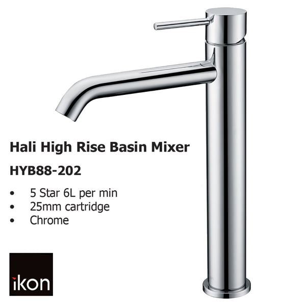 Hali High Rise Basin Mixer HYB88-202 - Bathroom Hub