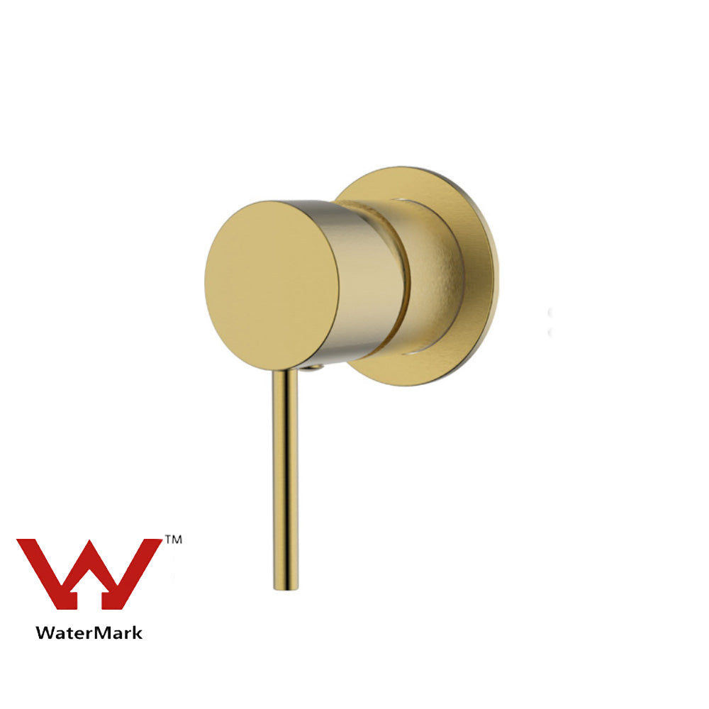 Hali Wall Mixer Brushed Gold HYB88-301BG-60mm - Bathroom Hub