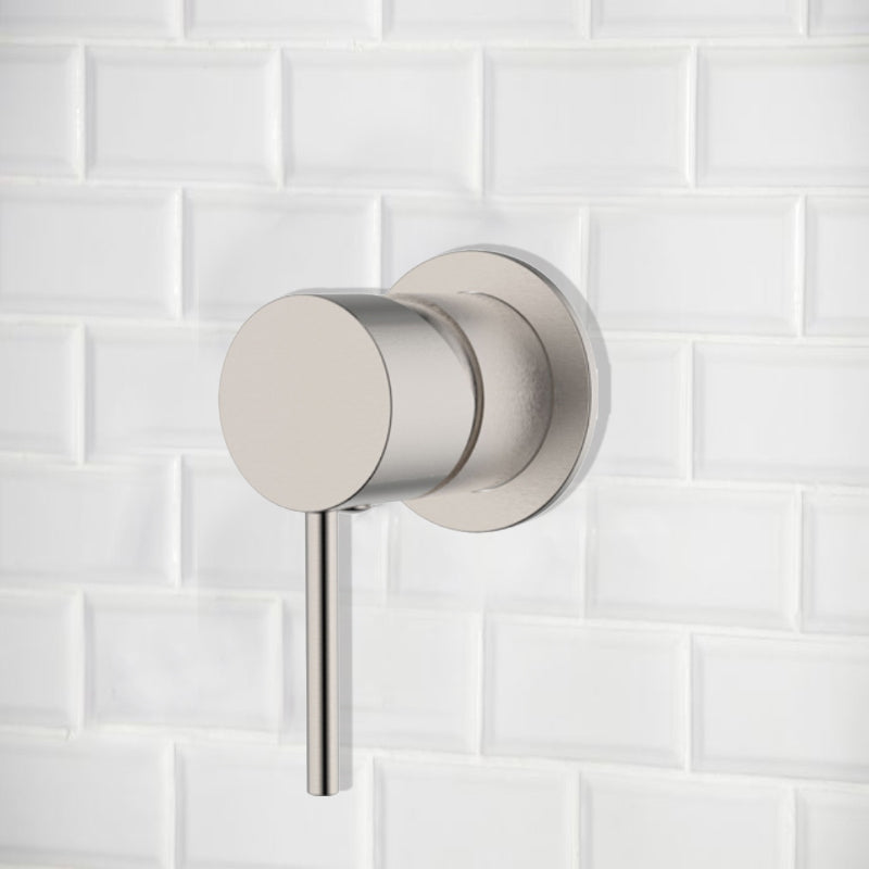 Hali Wall Mixer Brushed Nickel HYB88-301BN-60mm - Bathroom Hub