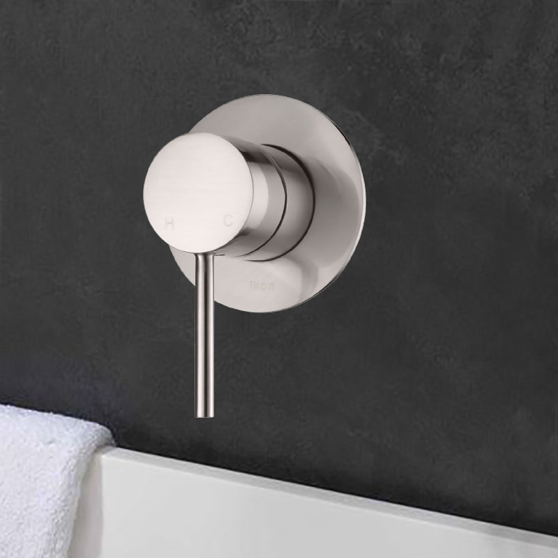 Hali Wall Mixer Brushed Nickel HYB88-301BN - Bathroom Hub