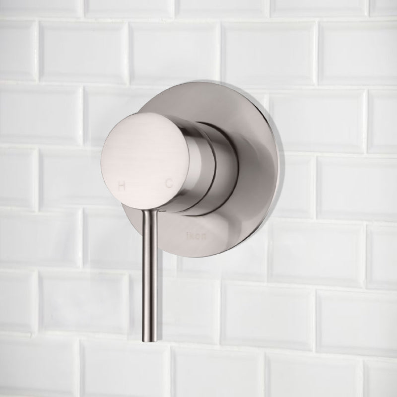 Hali Wall Mixer Brushed Nickel HYB88-301BN - Bathroom Hub