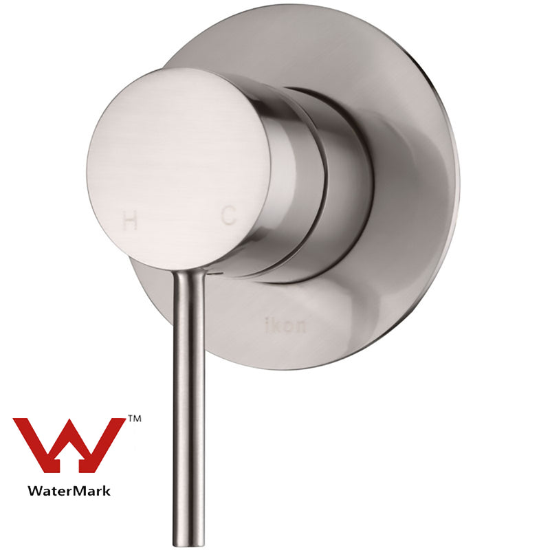 Hali Wall Mixer Brushed Nickel HYB88-301BN - Bathroom Hub