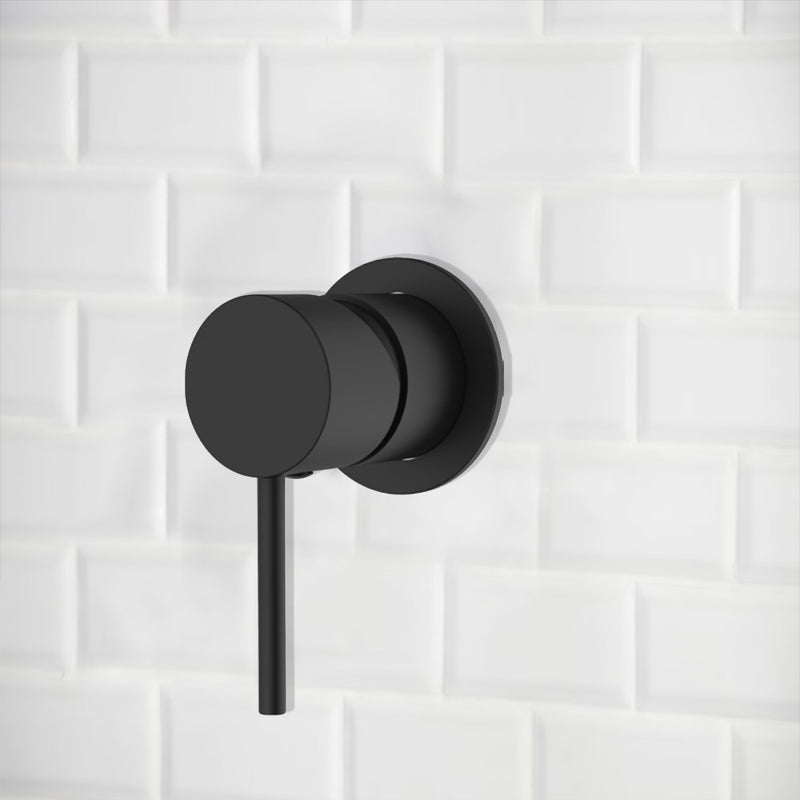 Hali Wall Mixer Matt Black HYB88-301MB-60mm - Bathroom Hub