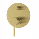 Hali Wall Mixer with Diverter Brushed Gold HYB88-501BG - Bathroom Hub