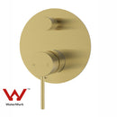 Hali Wall Mixer with Diverter Brushed Gold HYB88-501BG - Bathroom Hub
