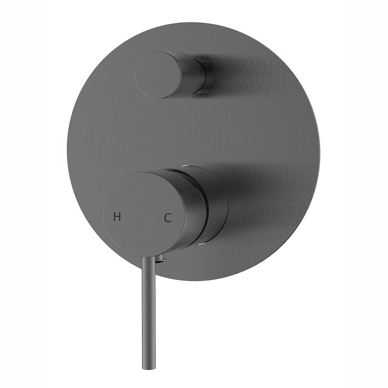 Hali Wall Mixer with Diverter Gunmetal HYB88-501GM - Bathroom Hub