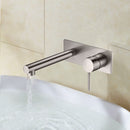 Hali Wall Basin Mixer Brushed Nickel HYB88-601BN - Bathroom Hub