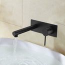 Hali Wall Basin Mixer Matt Black HYB88-601MB - Bathroom Hub