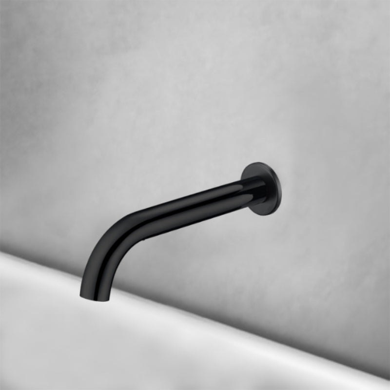 Hali Bath Spout Curve Matt Black HYB88-802MB - Bathroom Hub