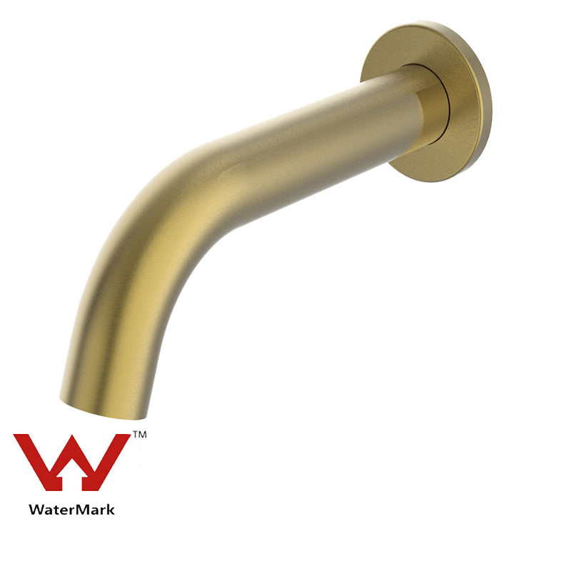 Hali Bath Spout Curve Brushed Gold HYB88-802BG - Bathroom Hub