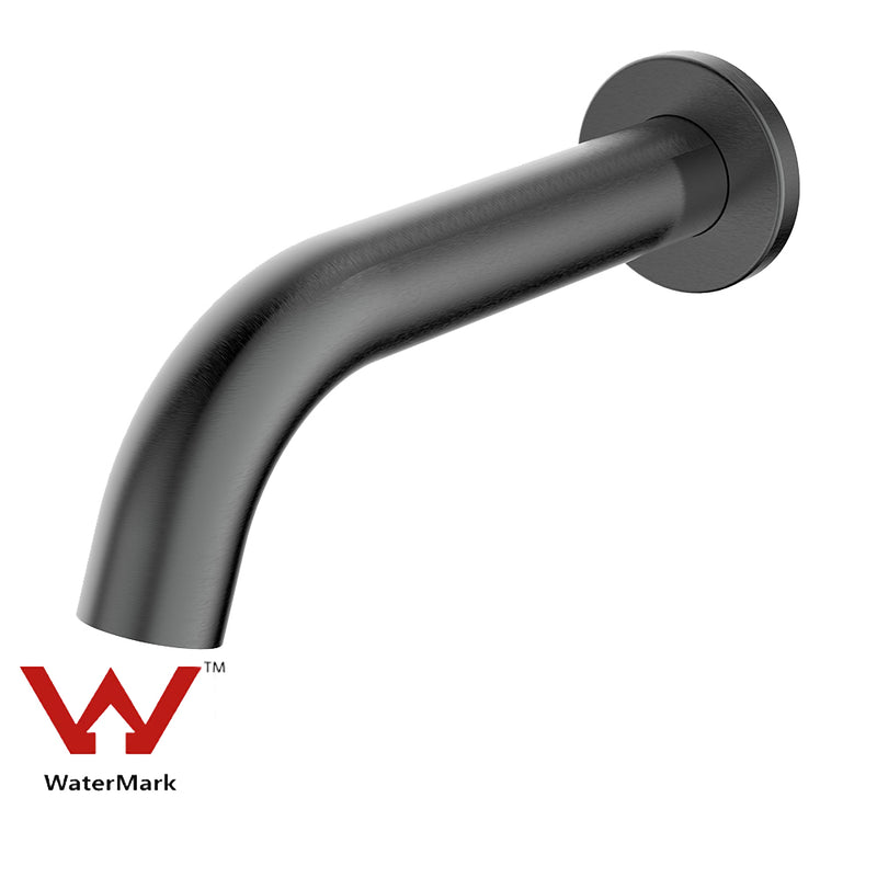 Hali Bath Spout Curve Gunmetal HYB88-802GM - Bathroom Hub