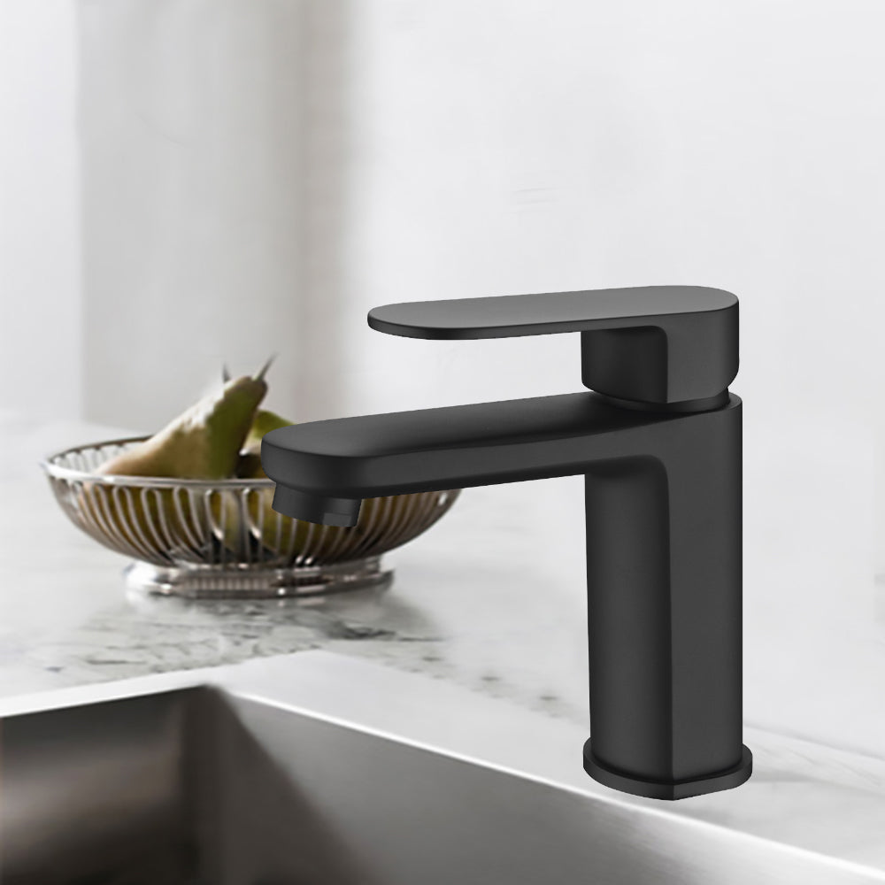 Cora Basin Mixer Matt Black PBR2001LF-B - Bathroom Hub