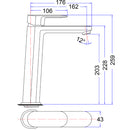 Cora High Rise Basin Mixer PBR2002 - Bathroom Hub