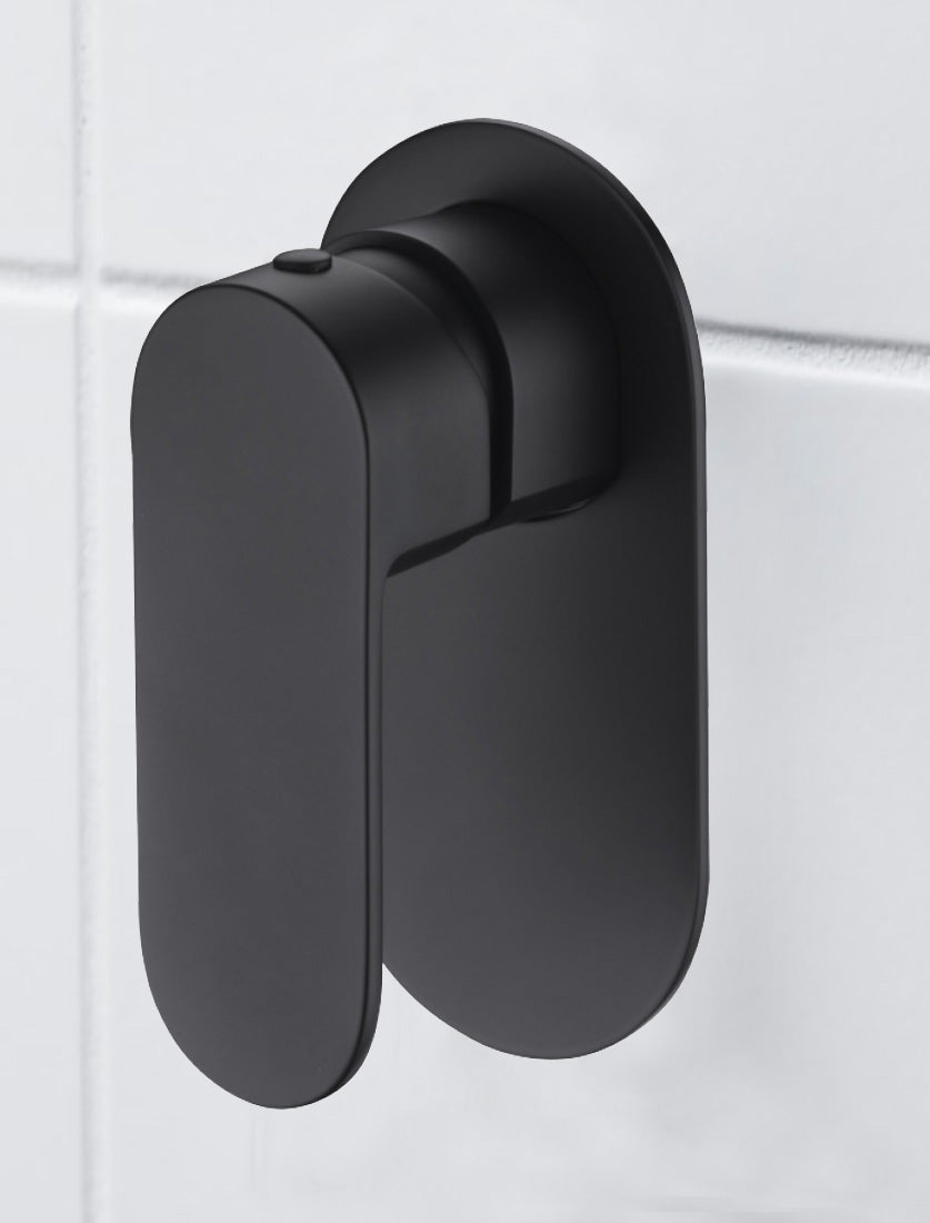 Cora Wall Mixer Matt Black PBR3001LF-B - Bathroom Hub
