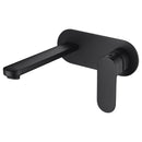 Cora Wall Basin Mixer Matt Black PBR3003LF-B - Bathroom Hub