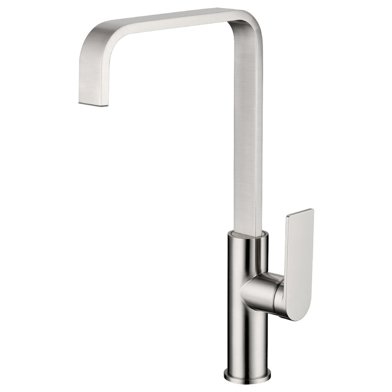 Ruki Sink Mixer Brushed Nickel PBS1001BN - Bathroom Hub