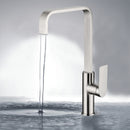 Ruki Sink Mixer Brushed Nickel PBS1001BN - Bathroom Hub