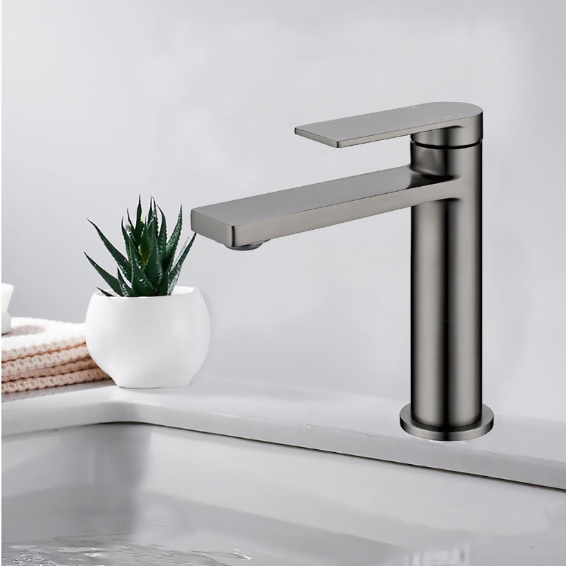 Ruki Basin Mixer Gunmetal PBS2001GM - Bathroom Hub