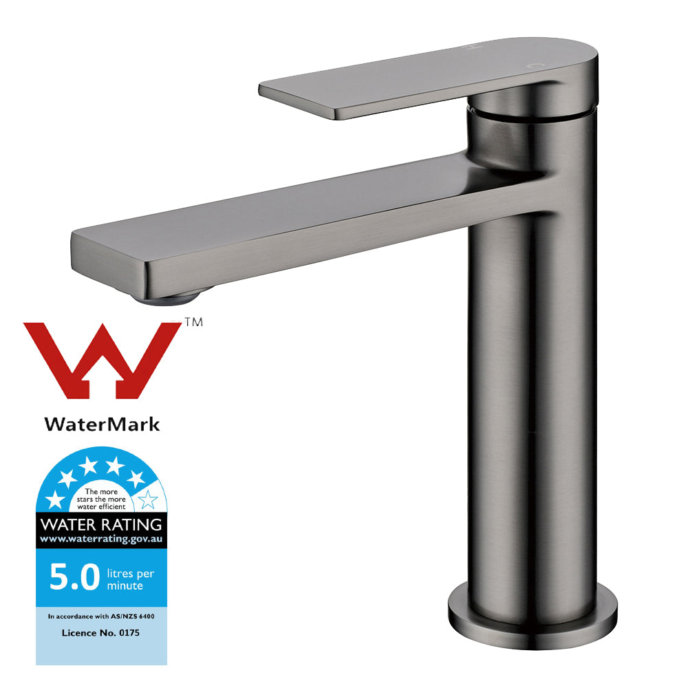 Ruki Basin Mixer Gunmetal PBS2001LF-GM - Bathroom Hub