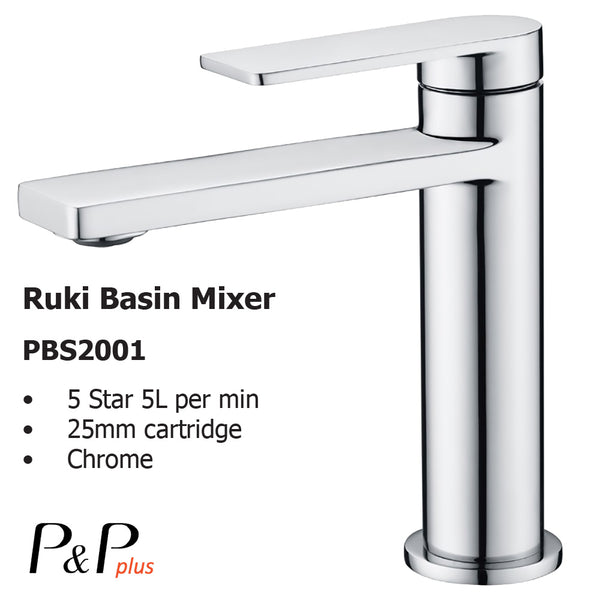 Ruki Basin Mixer PBS2001 - Bathroom Hub