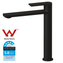 Ruki High Rise Basin Mixer Matt Black PBS2002LF-MB - Bathroom Hub