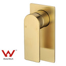 Ruki Wall Mixer Brushed Gold PBS3001BG - Bathroom Hub