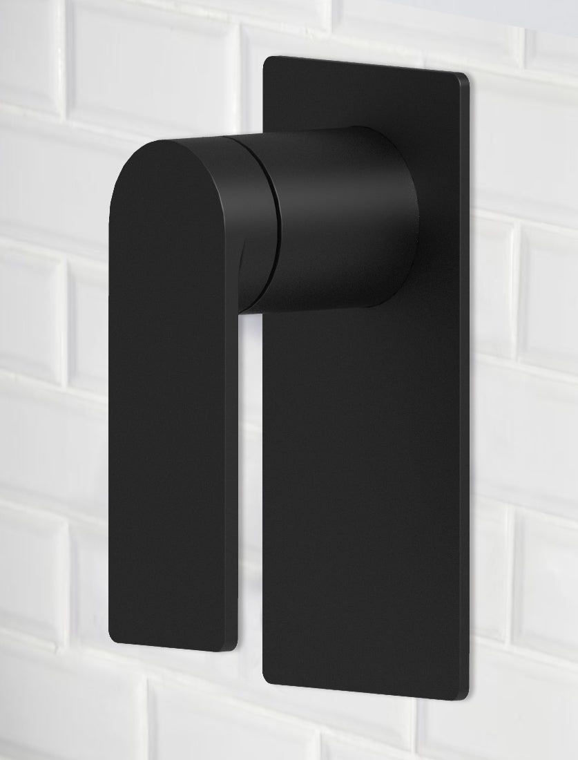 Ruki Wall Mixer Matt Black PBS3001MB - Bathroom Hub