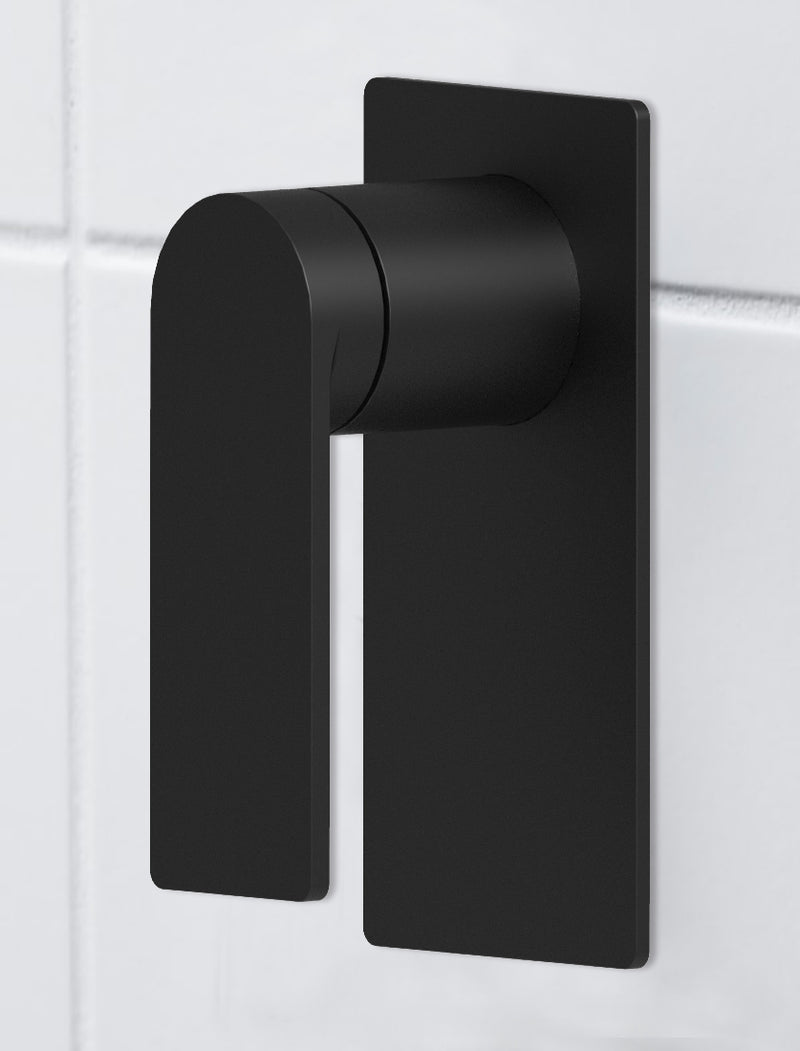 Ruki Wall Mixer Matt Black PBS3001MB - Bathroom Hub