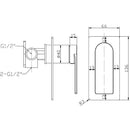 Ruki Wall Mixer PBS3001 - Bathroom Hub