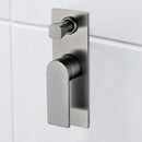 Ruki Wall Mixer with Diverter Gunmetal PBS3002GM - Bathroom Hub